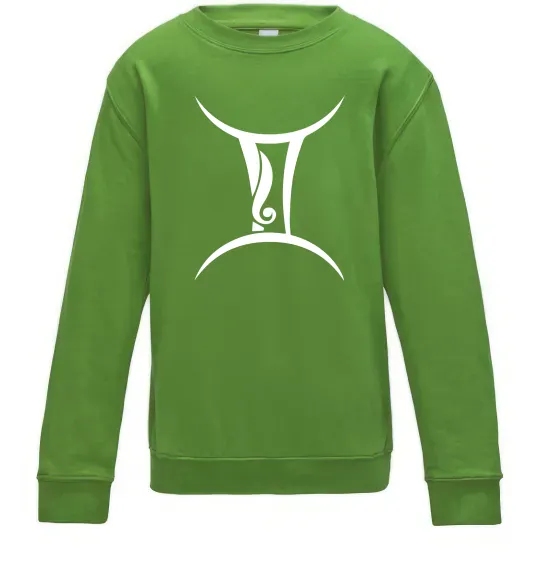 Детский Свитшот Близнюка знак Лаймовый фото