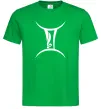 Мужская футболка Близнюка знак Зеленый фото