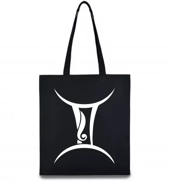 Еко-сумка Близнюка знак Чорний фото