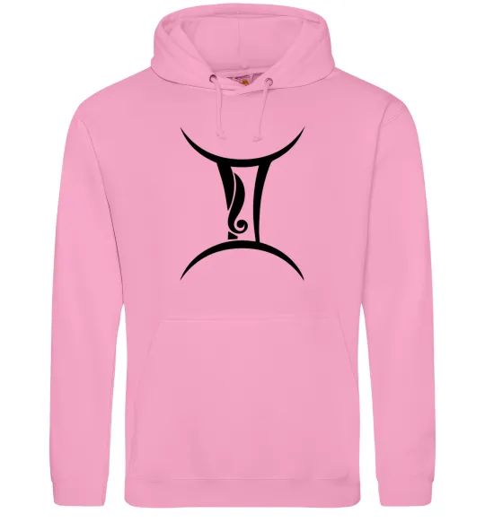 Чоловіча толстовка (худі) Близнюка знак Рожевий фото