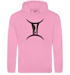 Чоловіча толстовка (худі) Близнюка знак Рожевий фото