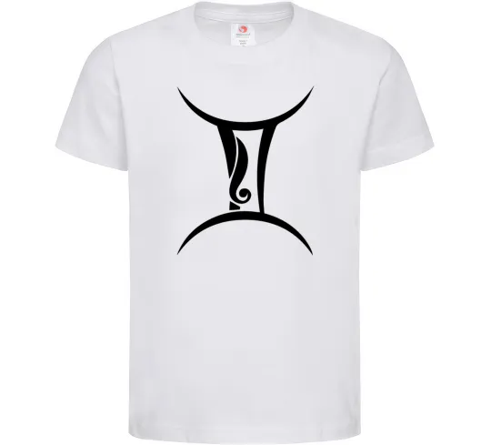 Дитяча футболка Близнюка знак Білий фото