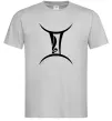 Мужская футболка Близнюка знак Серый фото