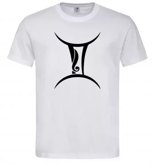 Мужская футболка Близнюка знак Белый фото