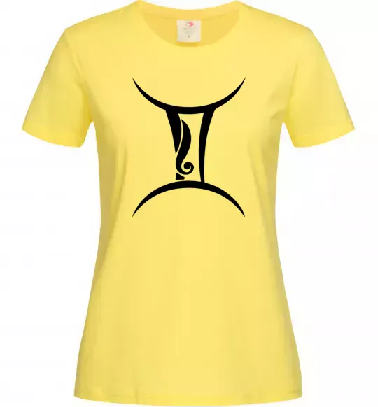 Женская футболка Близнюка знак Лимонный фото