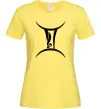 Женская футболка Близнюка знак Лимонный Женская футболка Близнюка знак Лимонный фото