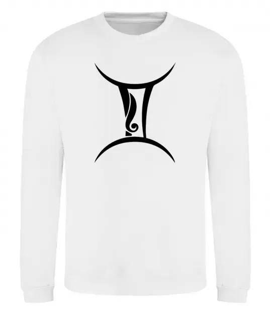 Світшот Близнюка знак Білий фото