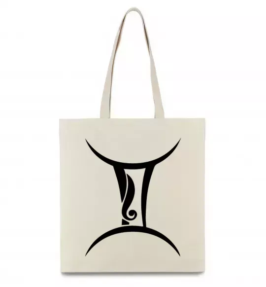 Еко-сумка Близнюка знак Бежевий фото