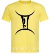 Чоловіча футболка Близнецы знак Лимонний фото