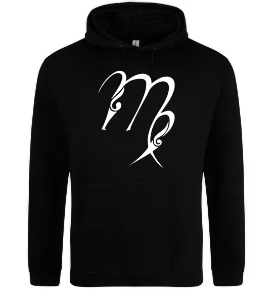 Жіноча толстовка (худі) Діва знак Чорний фото