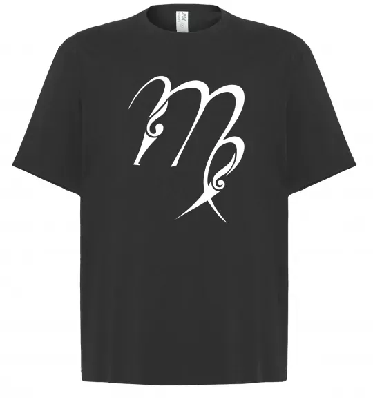 Футболка Оверсайз Діва знак Чорний фото