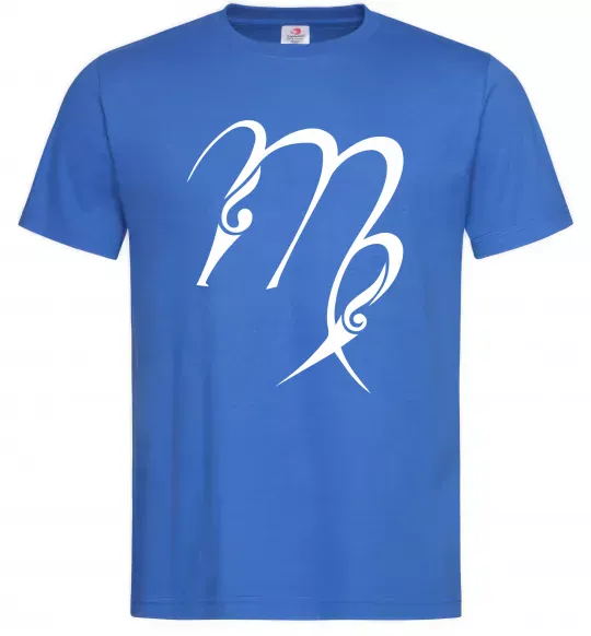 Мужская футболка Діва знак Ярко-синий фото