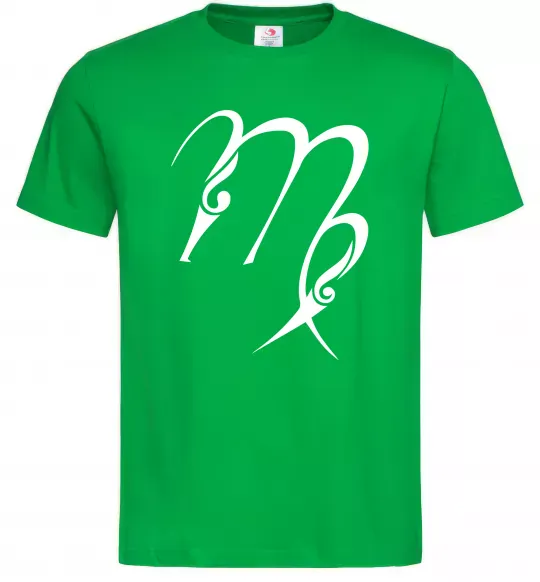 Мужская футболка Діва знак Зеленый фото