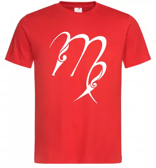 Мужская футболка Діва знак Красный фото