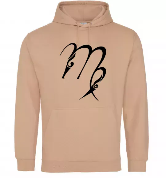 Жіноча толстовка (худі) Діва знак Пісочний фото