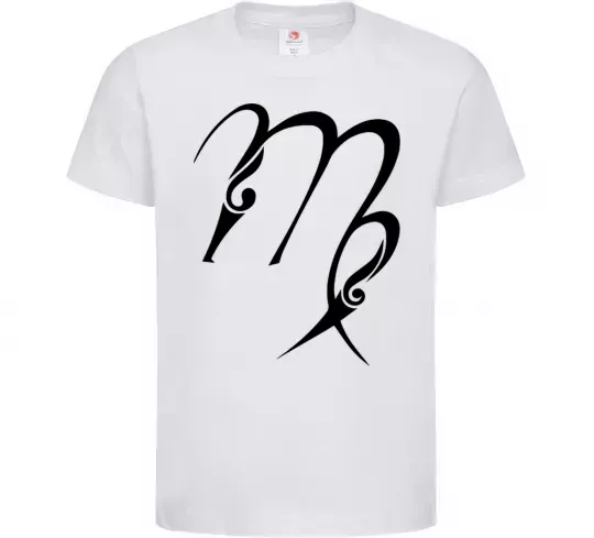 Дитяча футболка Діва знак Білий фото