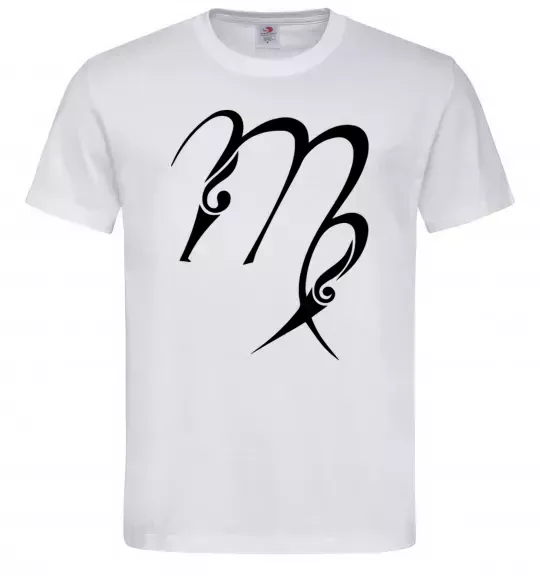 Мужская футболка Діва знак Белый фото