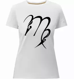 Жіноча преміум футболка Діва дівчина Білий фото