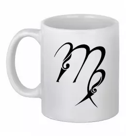 Чашка керамічна Діва єдиноріг Білий фото