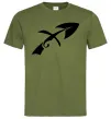 Мужская футболка Стрілець знак Оливковый Мужская футболка Стрілець знак Оливковый фото