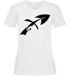 Женская футболка Стрілець знак Белый фото
