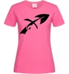 Женская футболка Стрілець знак Ярко-розовый фото