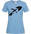 Женская футболка Стрілець знак Голубой фото