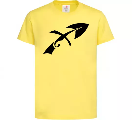 Дитяча футболка Стрілець знак Лимонний фото