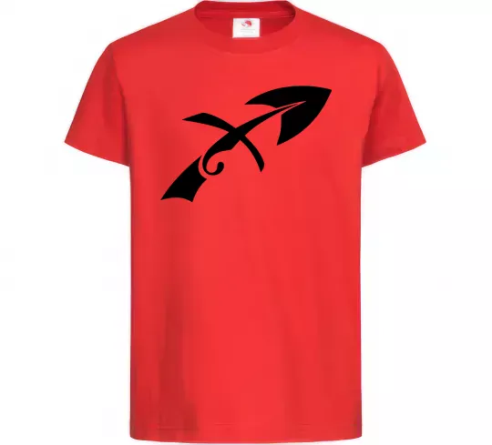 Дитяча футболка Стрілець знак Червоний фото