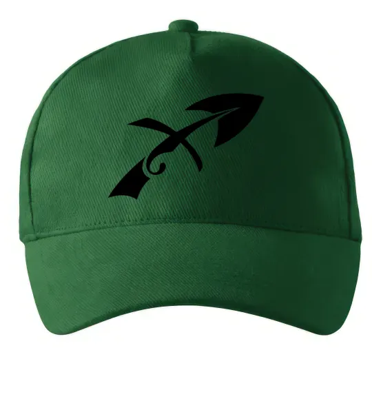 Кепка Стрілець знак Темно-зелений фото