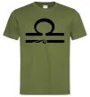 Мужская футболка Терези знак Оливковый Мужская футболка Терези знак Оливковый фото
