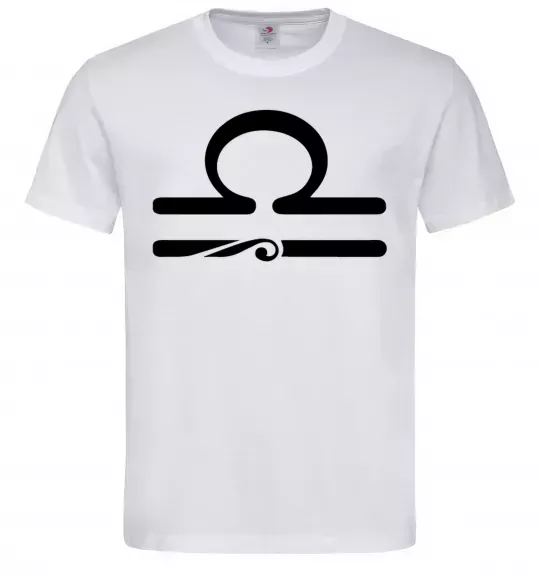 Мужская футболка Терези знак Белый фото