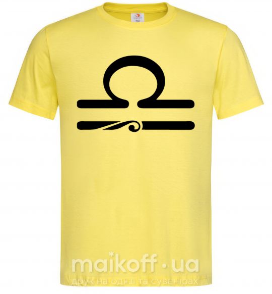 Чоловіча футболка Весы знак Лимонний фото