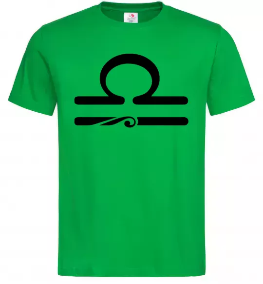 Мужская футболка Терези знак Зеленый фото