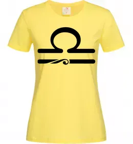 Женская футболка Терези знак Лимонный фото