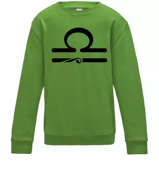 Детский Свитшот Терези знак Лаймовый фото