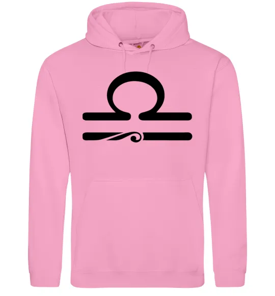Чоловіча толстовка (худі) Терези знак Рожевий фото
