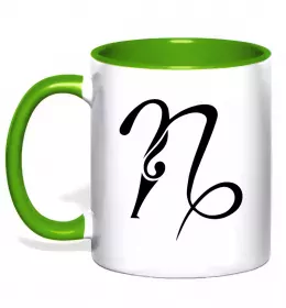 Чашка з кольоровою ручкою