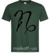 Мужская футболка Козерог знак Темно-зеленый фото