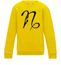 Детский Свитшот Козеріг знак Солнечно желтый фото