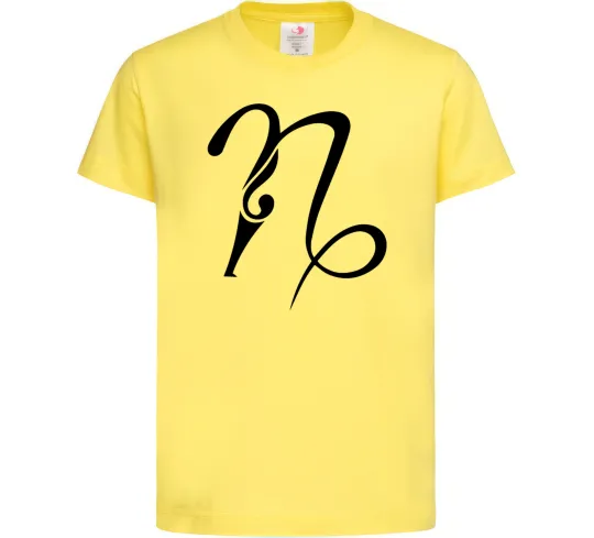 Детская футболка Козеріг знак Лимонный фото