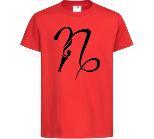 Детская футболка Козеріг знак Красный фото