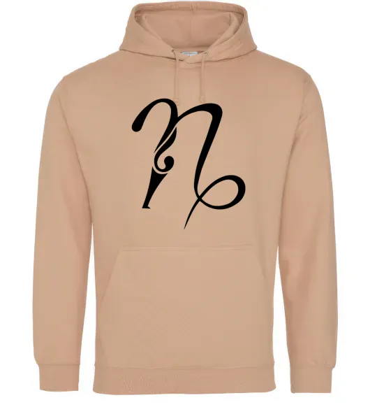 Женская толстовка (худи) Козеріг знак Песочный фото