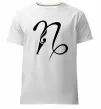 Чоловіча преміум футболка Козеріг знак Білий фото