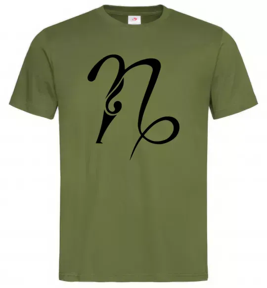 Мужская футболка Козеріг знак Оливковый фото