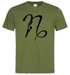 Мужская футболка Козеріг знак Оливковый фото