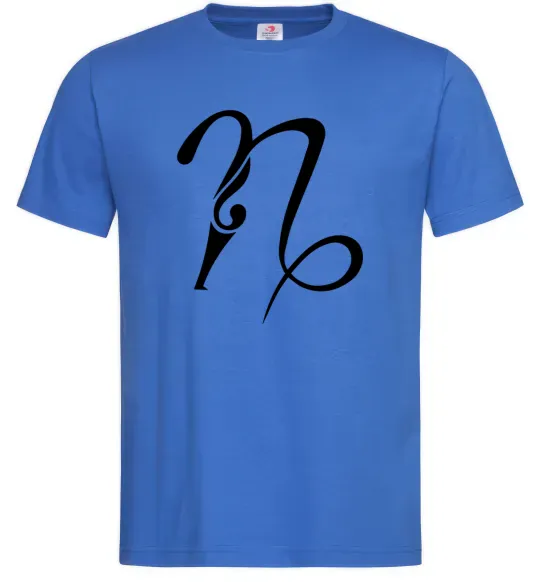 Мужская футболка Козеріг знак Ярко-синий фото