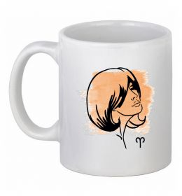 Чашка керамическая Овен дівчина