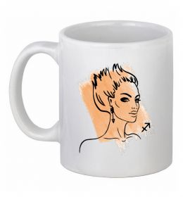 Чашка керамическая Стрілець дівчина