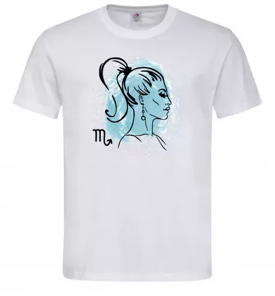 Мужская футболка Скорпіон дівчина Белый фото